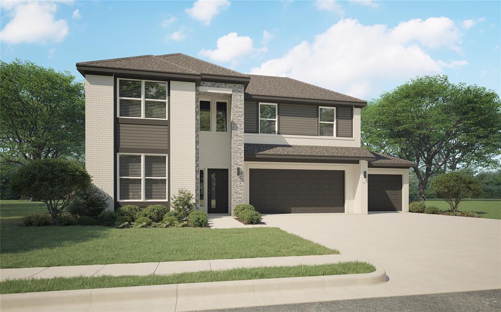 804 Bluebell Street Princeton, TX 75407 - Photo 1 of 1 a front view of a house with a garden and trees