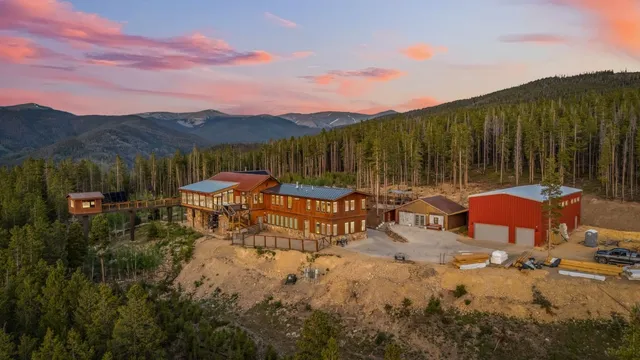 a view of lake with mountain