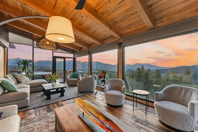 a outdoor living space with furniture and garden view