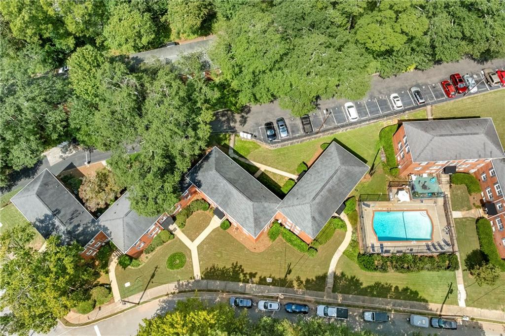 542 Goldsboro Road Northeast, Unit D Atlanta, GA 30307 - Photo 24 of 26 an aerial view of a