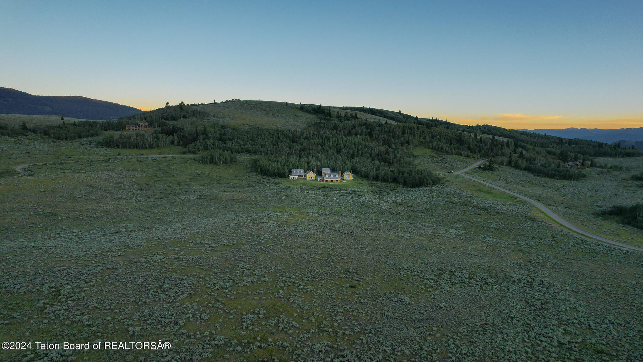 255 East Lucas Riva Ridge Road Jackson, WY 83001 - Photo 36 of 38 Aerial View of Property