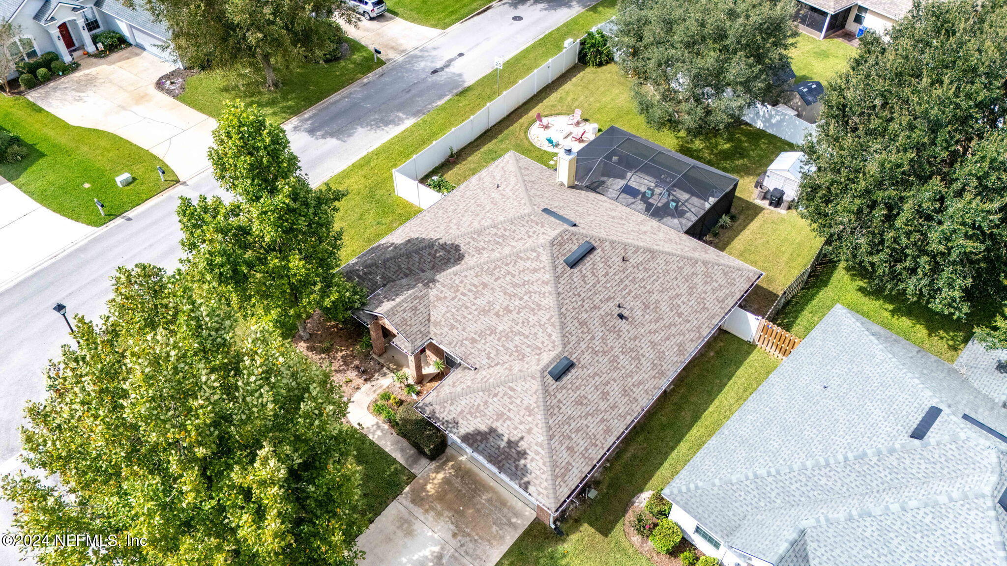 4301 Rye Court St. Johns, FL 32259 - Photo 44 of 47 an aerial view of a house with a yard