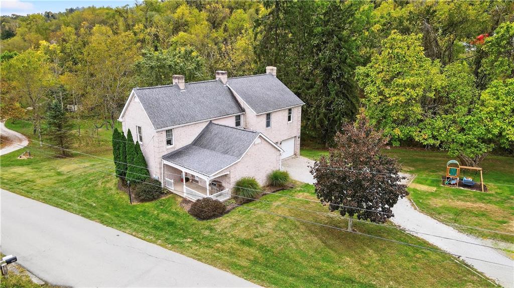 420 Kennedy Road Charleroi, PA 15022 - Photo 31 of 40 an aerial view of a house with a big yard