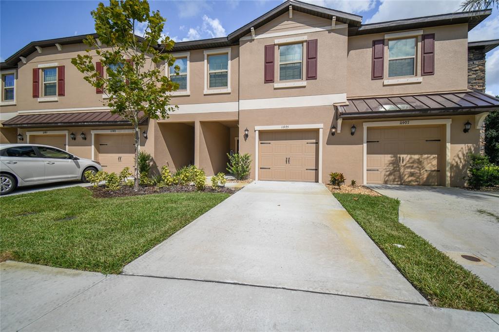 11905 Castine Street New Port Richey, FL 34654 - Photo 1 of 1 a front view of a house with a yard and porch
