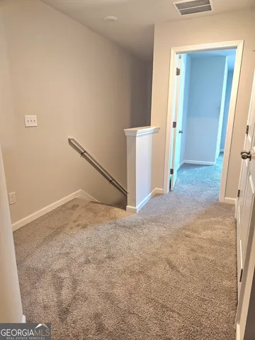 a view of a room with a view of garage