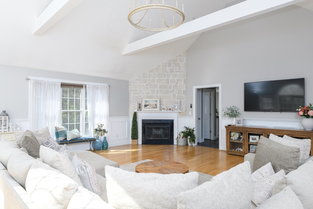 27 Vista Circle Rutland, MA 01543 - Photo 9 of 35 a living room with furniture and a flat screen tv