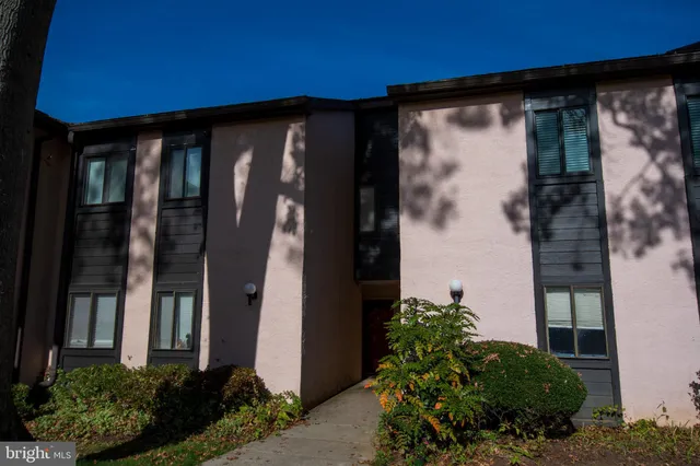 a view of a house with a large window