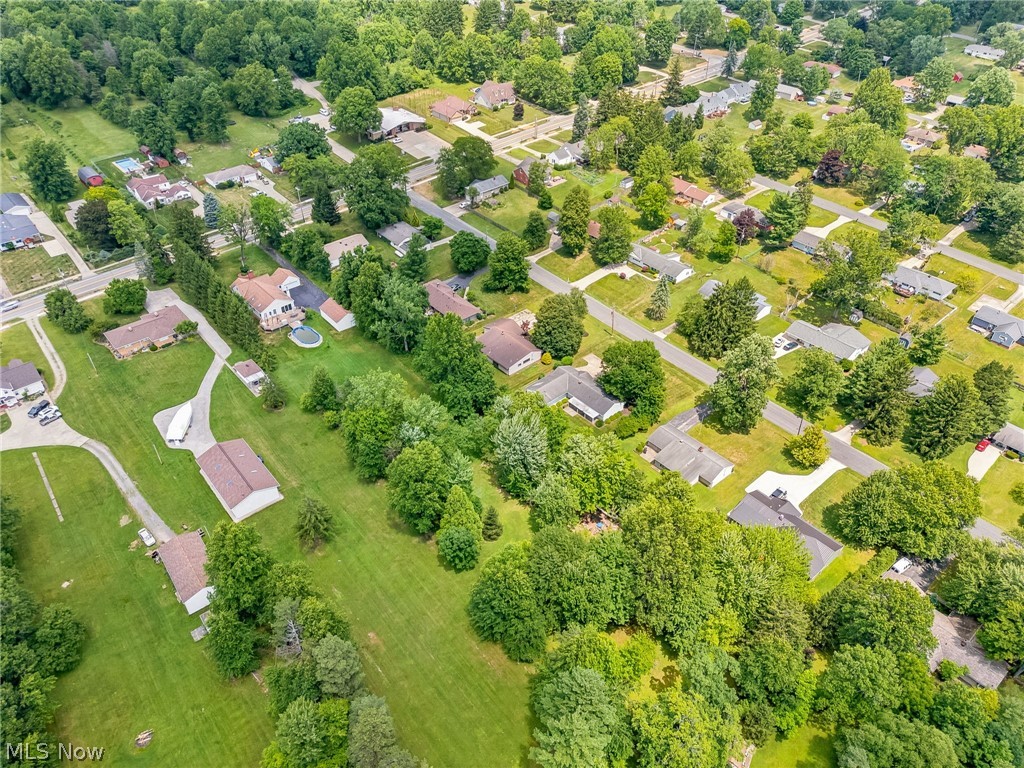 8160 Joyce Road Broadview Heights, OH 44147 - Photo 43 of 45 Aerial perspective showcasing a residential landscape with extensive green spaces and mature trees