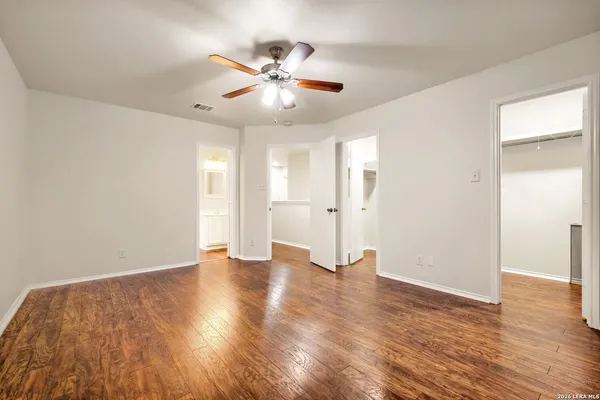 wooden floor in an empty room