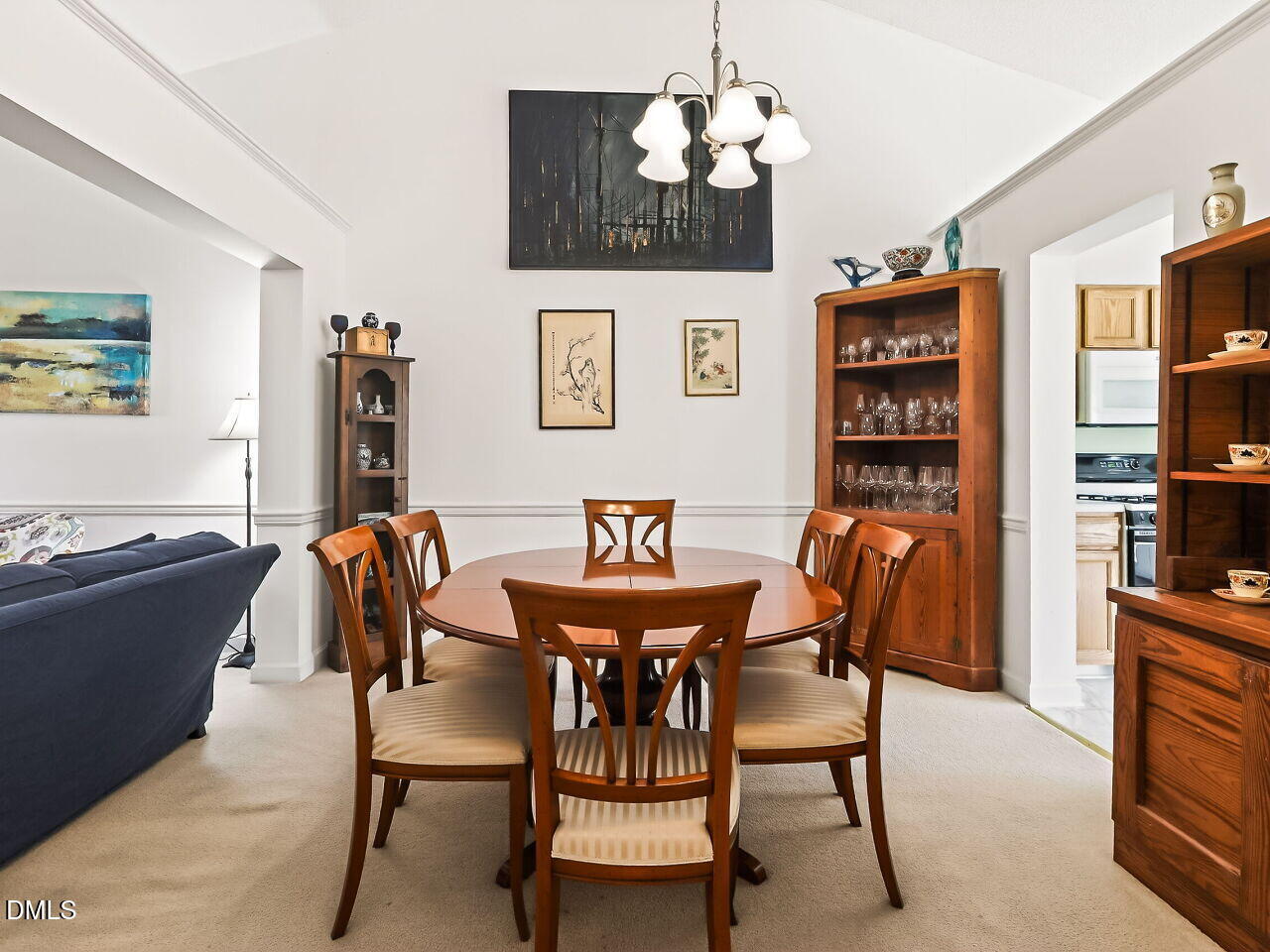 5 Flagstaff Court Durham, NC 27713 - Photo 6 of 40 a dining room with furniture and chandelier