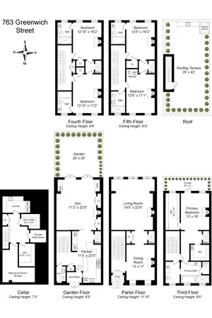 $19,500,000 | 763 Greenwich Street | West Village