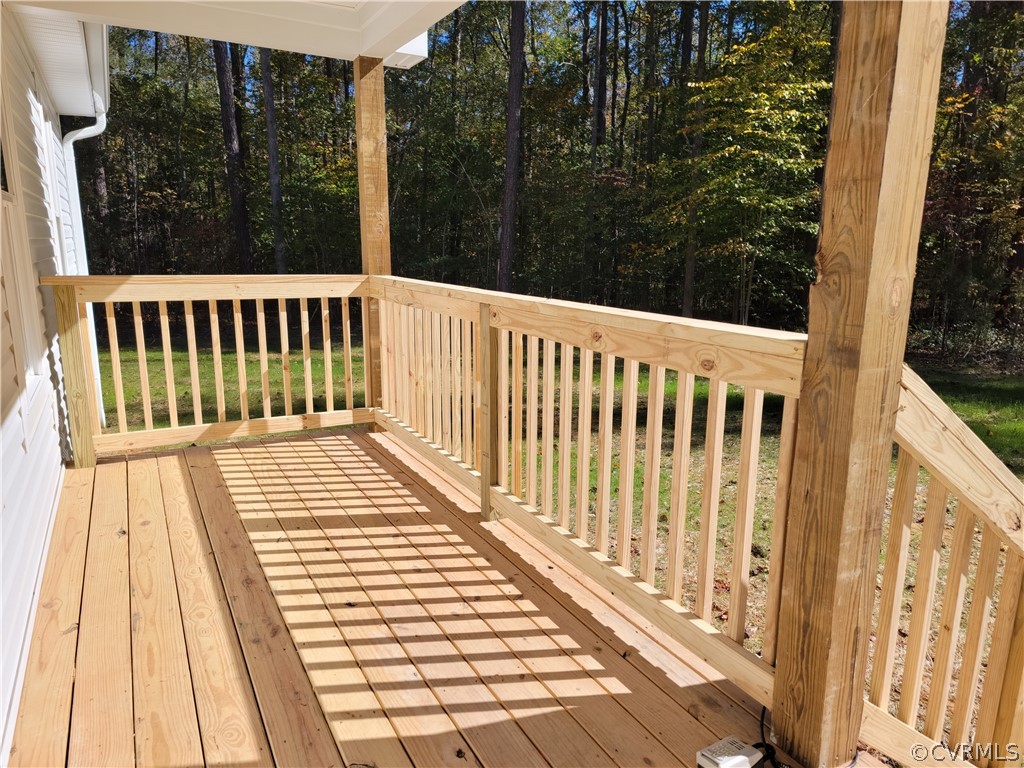 16510 Exter Mill Road Chesterfield, VA 23838 - Photo 5 of 44 a view of a wooden balcony
