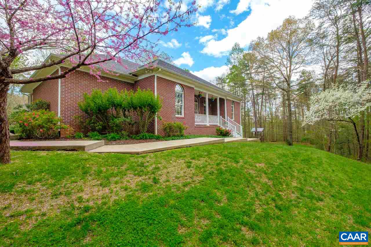 323 Buffalo Run Road Stanardsville, VA 22973 - Photo 3 of 37 a front view of house with yard and green space