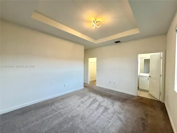 a view of empty room