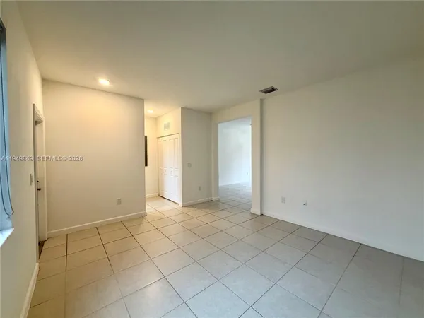 a view of an empty room