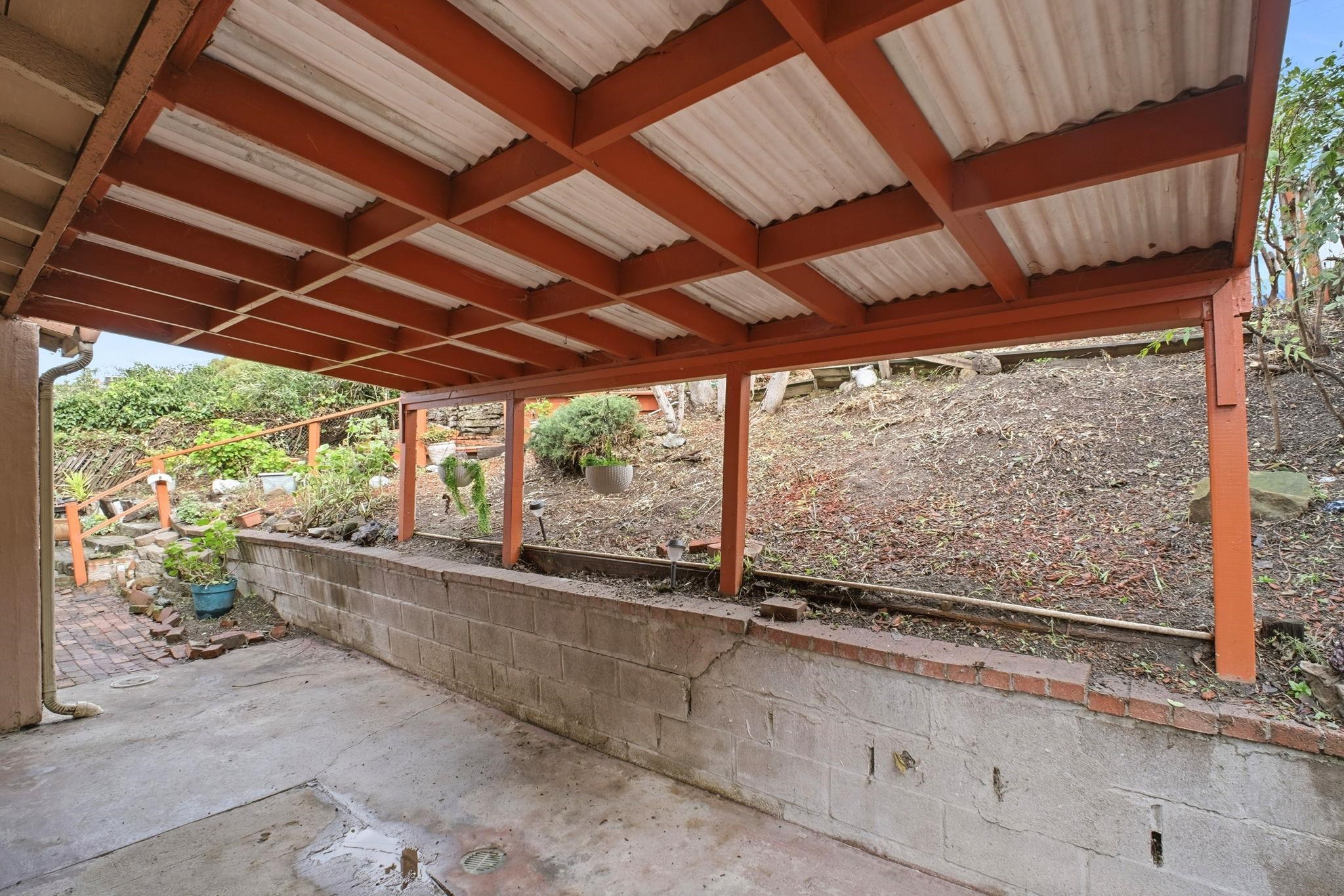 14683 Midland Road San Leandro, CA 94578 - Photo 28 of 31 a view of a room with wooden walls and outdoor space