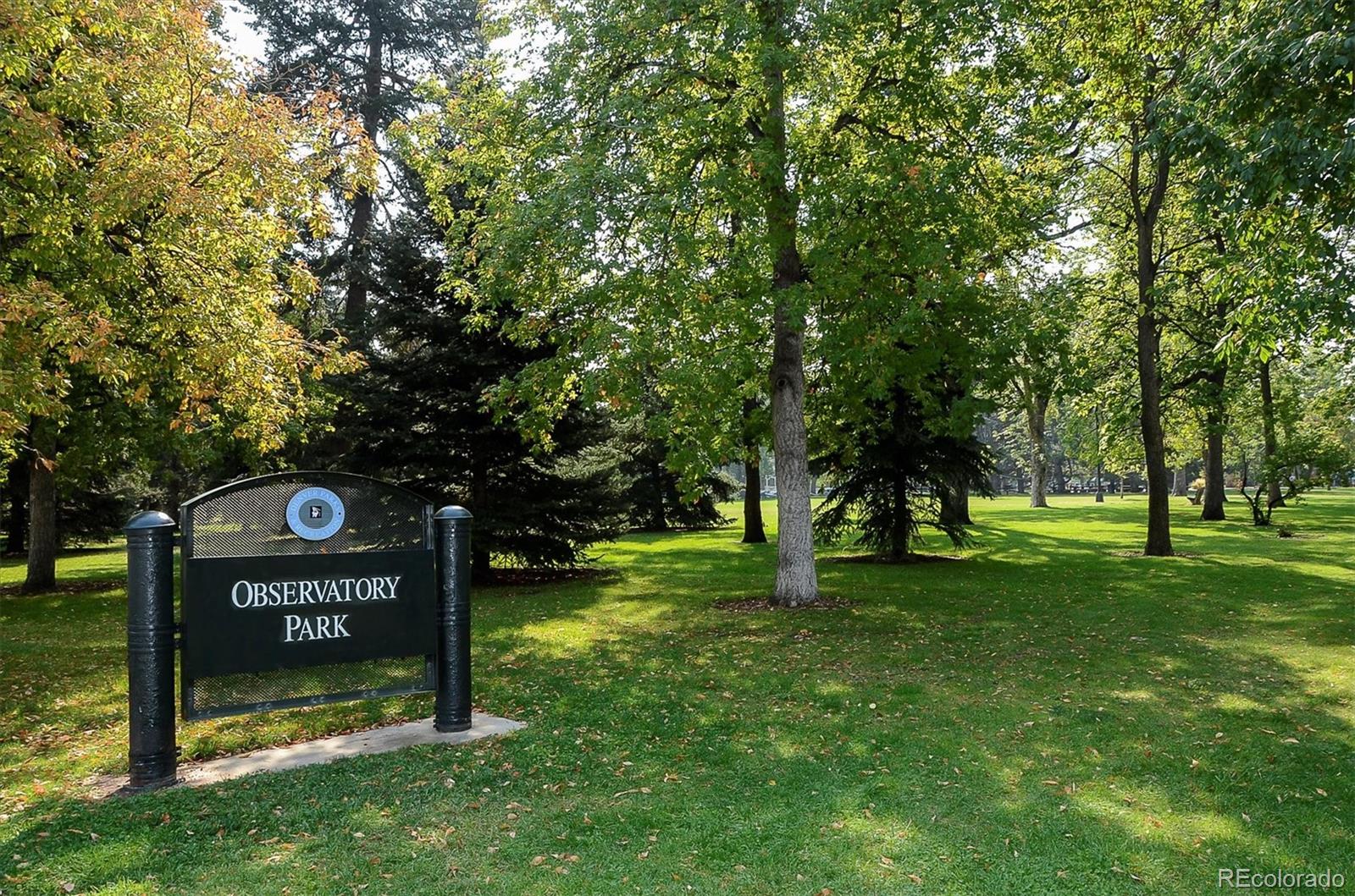 2363 South Adams Street Denver, CO 80210 - Photo 47 of 50 a view of a park that has large trees