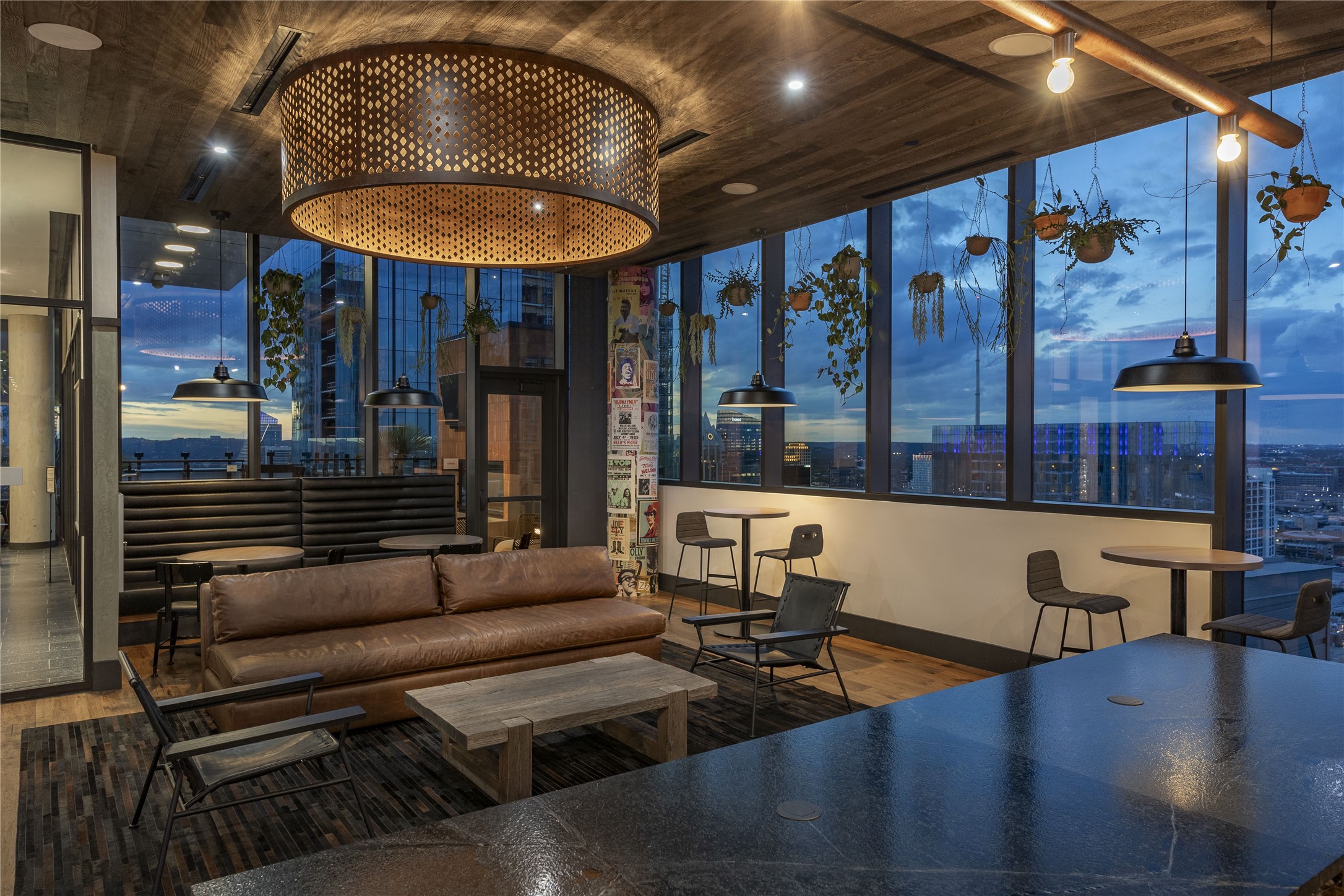 84 East Avenue, Unit 1906 Austin, TX 78701 - Photo 29 of 36 a outdoor living space with patio furniture and a potted plant