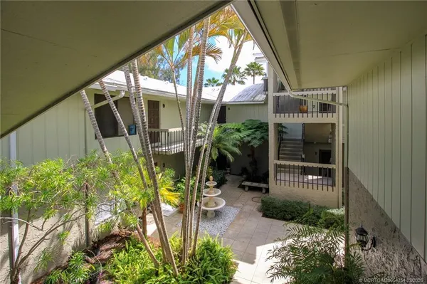 a garden view