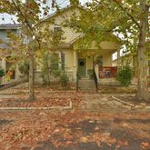 a row of trees and outdoor space