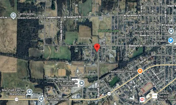 a bird view of water fountain