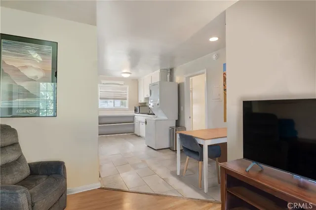 a living room with a couch and a flat screen tv