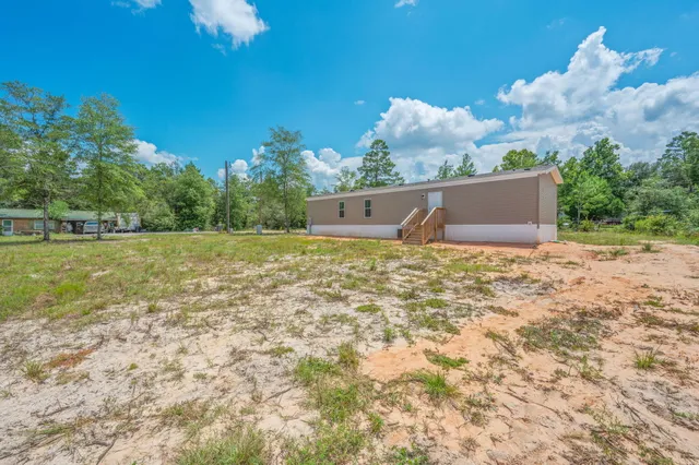 a view of a water with an outdoor space