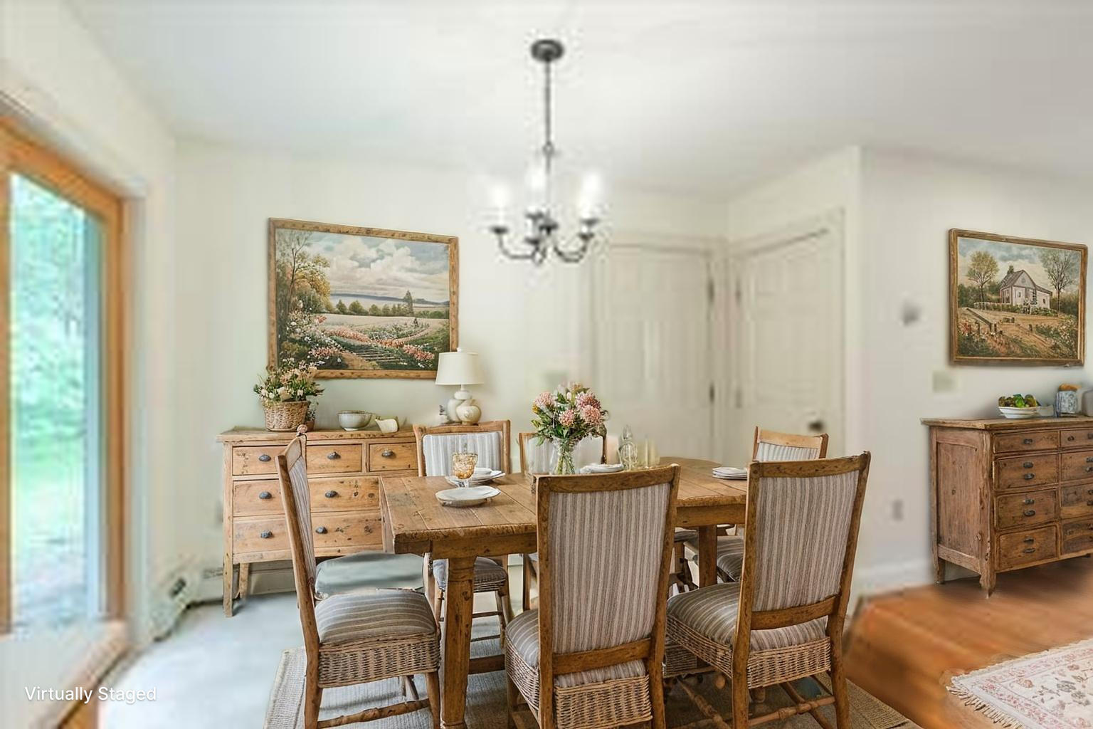 404 Lower Round Pond Road Bristol, ME 04539 - Photo 10 of 45 Dining Room - Virtually Enhanced