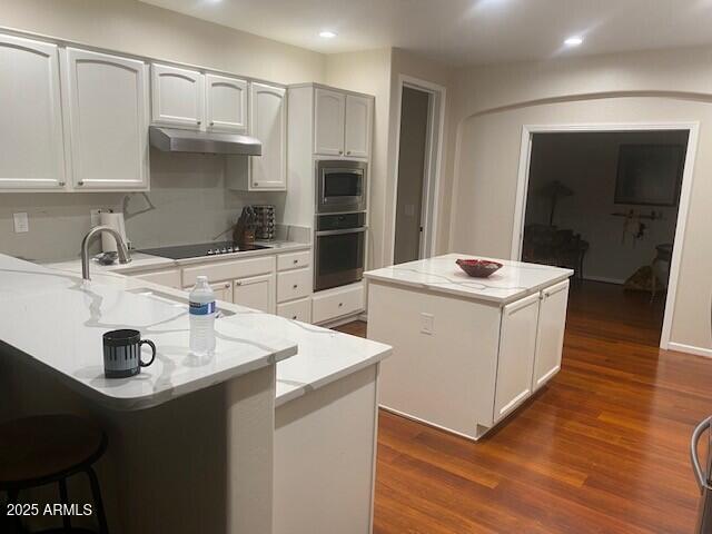 2029 North 164th Avenue Goodyear, AZ 85395 - Photo 4 of 17 a kitchen with a sink a stove and refrigerator
