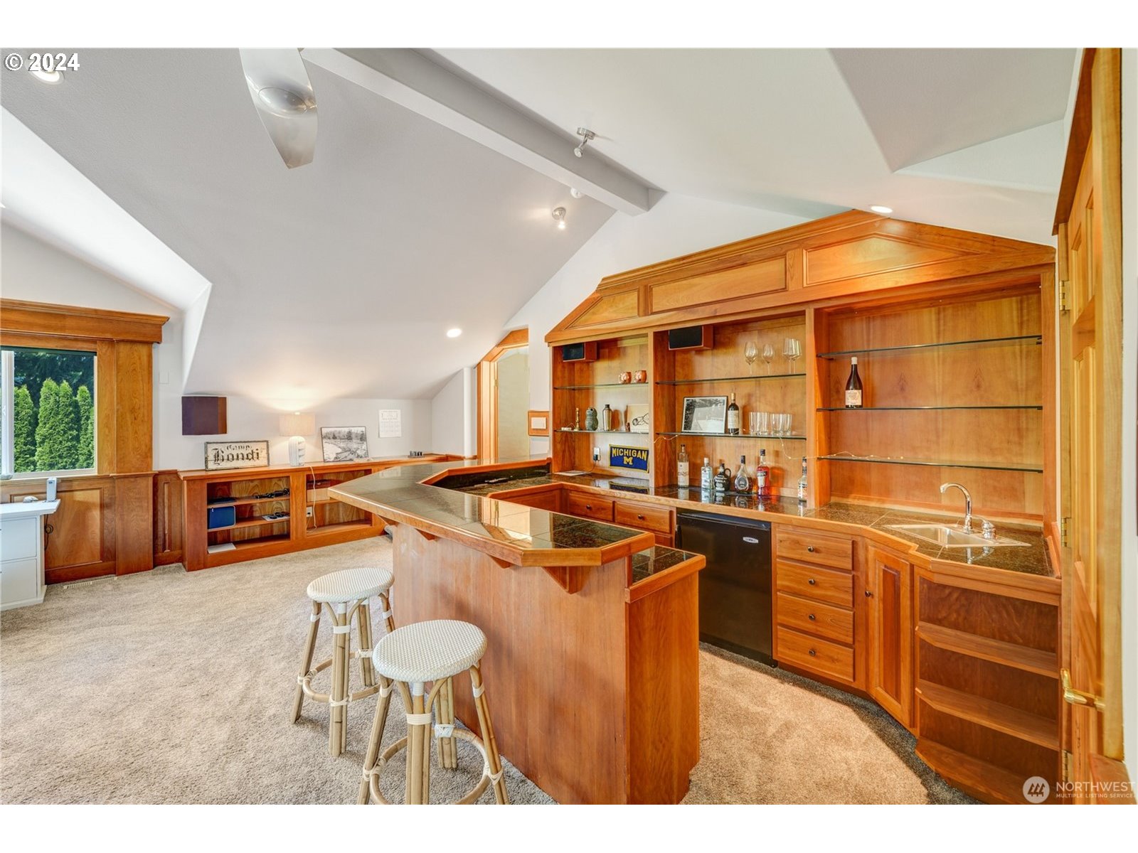 4844 G Loop Bow, WA 98232 - Photo 28 of 40 a kitchen with stainless steel appliances granite countertop a sink and a refrigerator