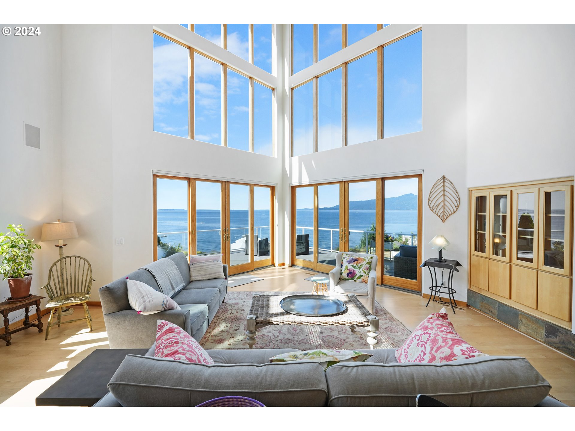 4844 G Loop Bow, WA 98232 - Photo 3 of 40 a living room with furniture or couch and a floor to ceiling window