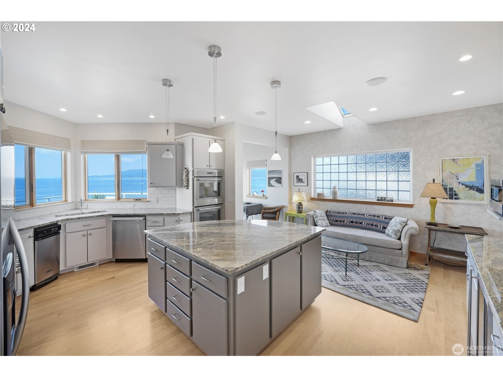 4844 G Loop Bow, WA 98232 - Photo 6 of 40 a kitchen with counter top space sink and center