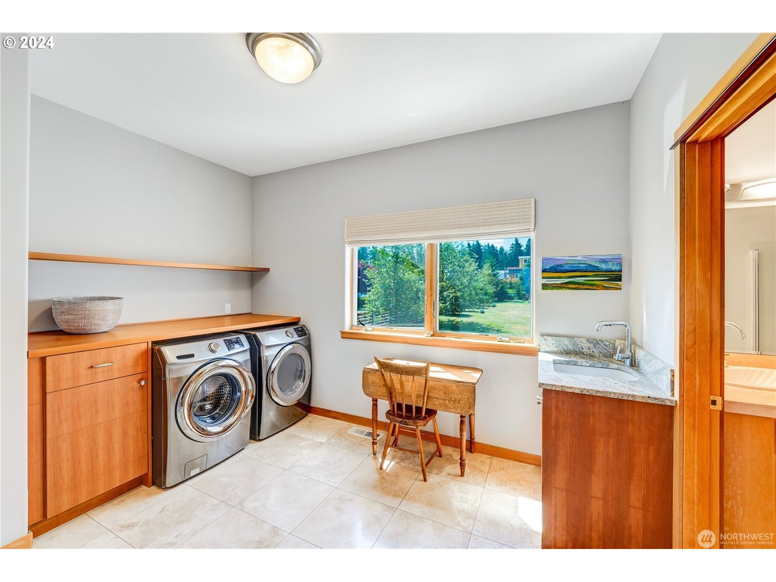 4844 G Loop Bow, WA 98232 - Photo 10 of 40 a utility room with sink dryer and washer