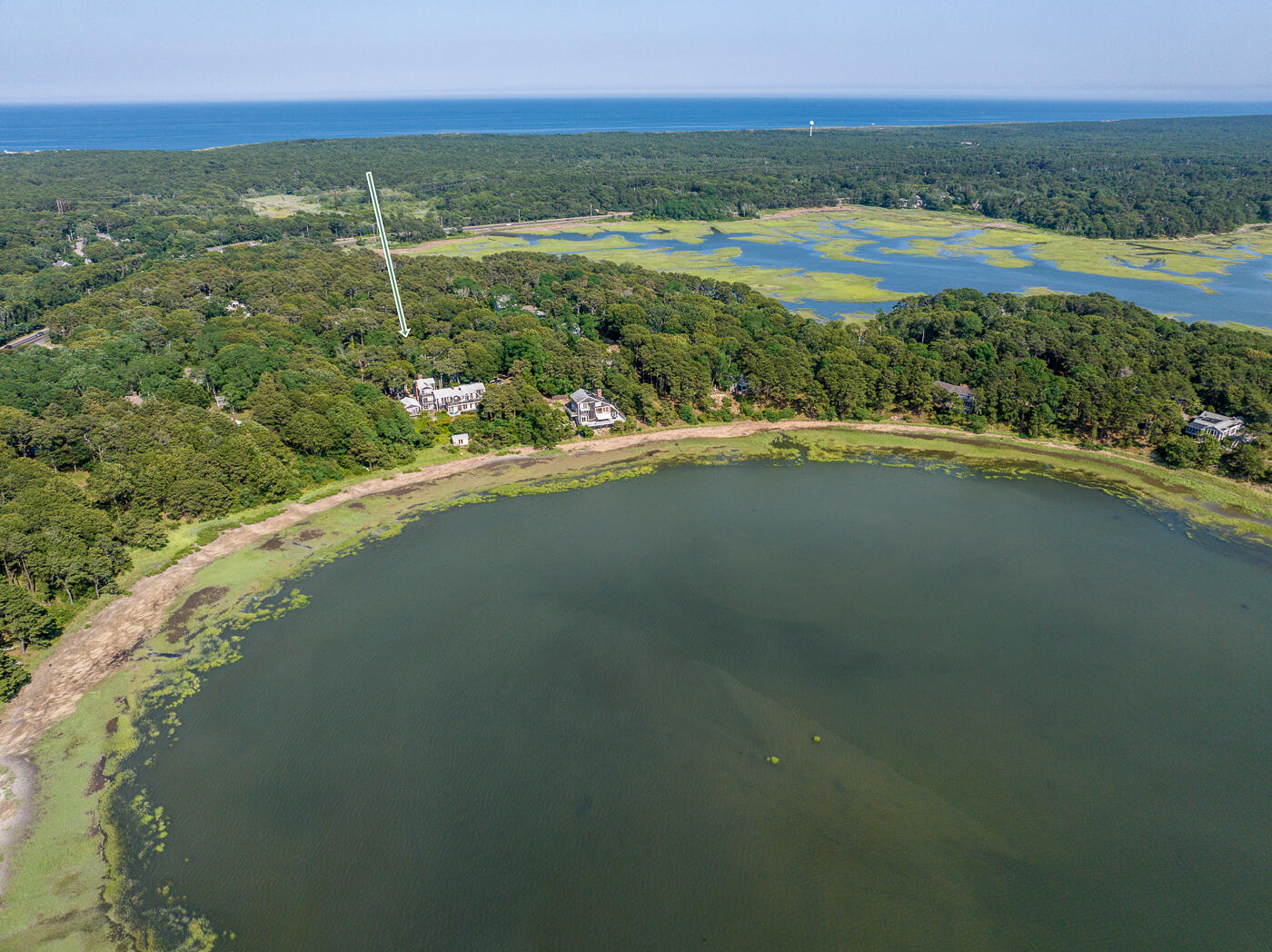 60 Long Avenue, Unit E Wellfleet, MA 02667 - Photo 2 of 18 a view of a city and lake view