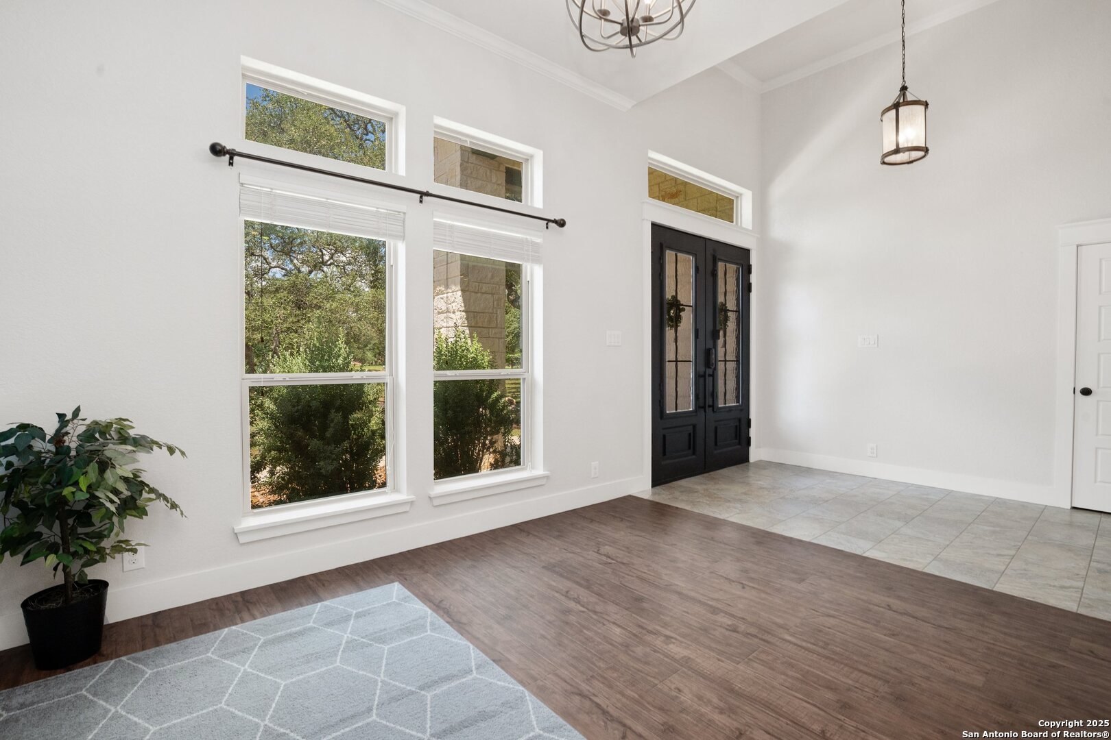 10015 Kopplin Road New Braunfels, TX 78132 - Photo 4 of 38 a view of an empty room with a window and potted plants