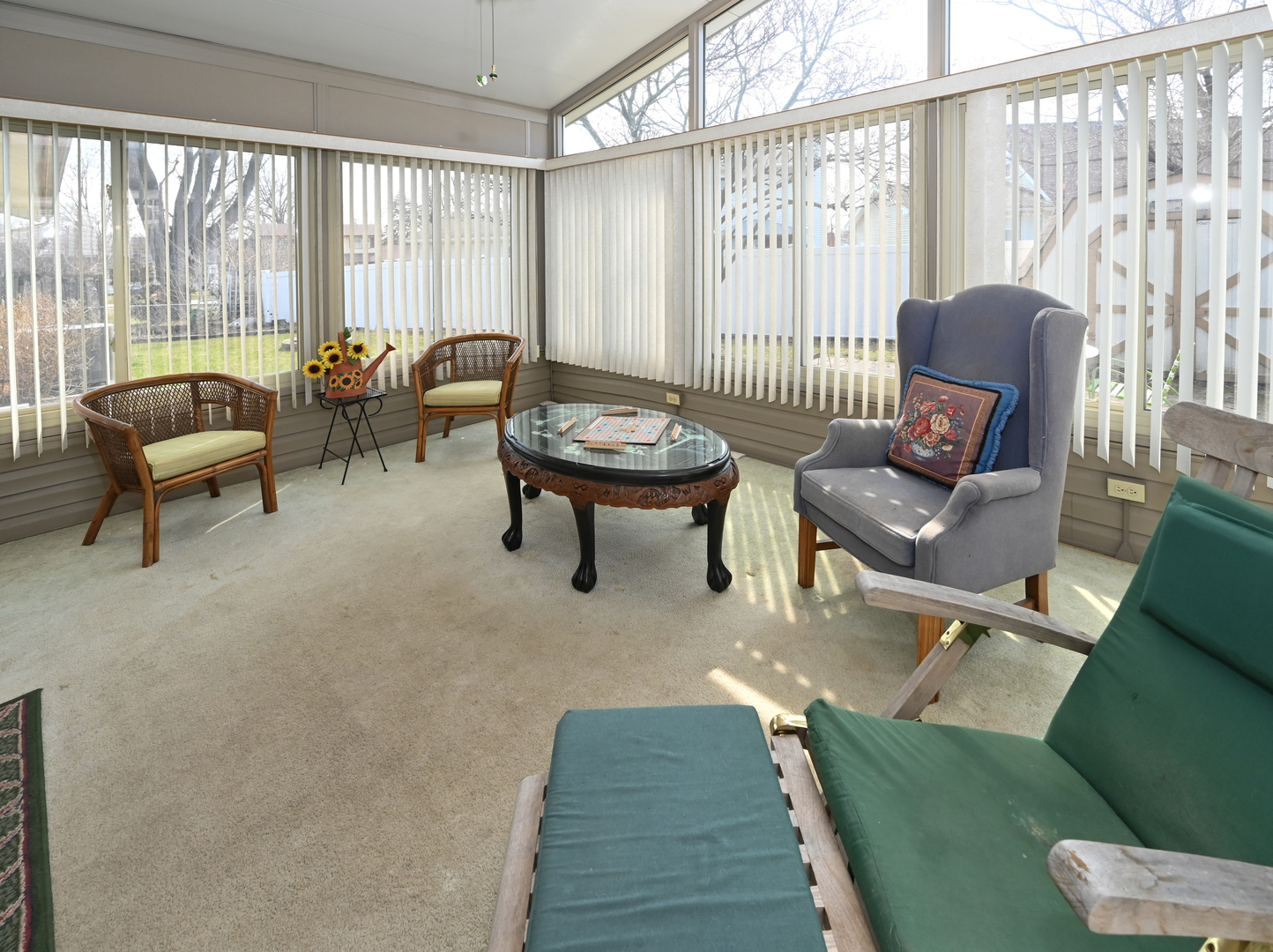 81 Grange Road Elk Grove Village, IL 60007 - Photo 16 of 32 a living room with furniture and floor to ceiling windows