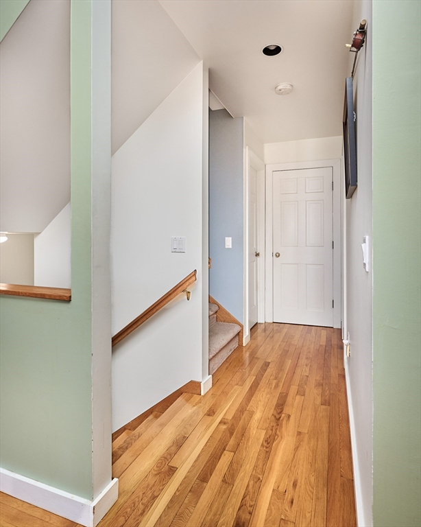 11 Shutesbury Road Leverett, MA 01054 - Photo 14 of 40 a view of hallway with wooden floor