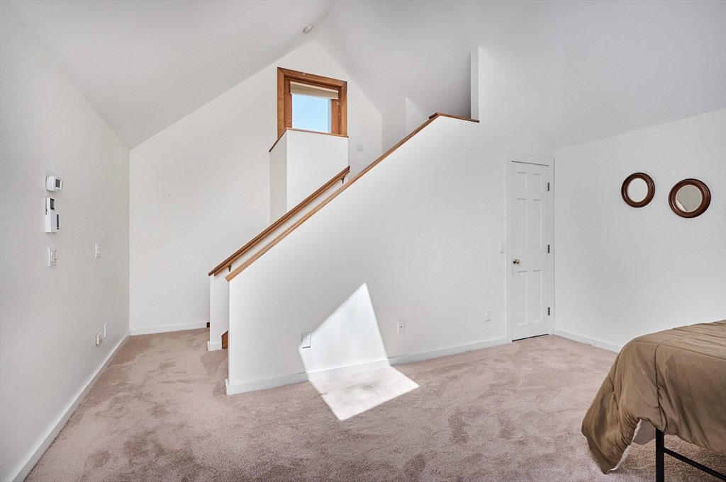 11 Shutesbury Road Leverett, MA 01054 - Photo 25 of 40 a view of hallway with stairs and a rug