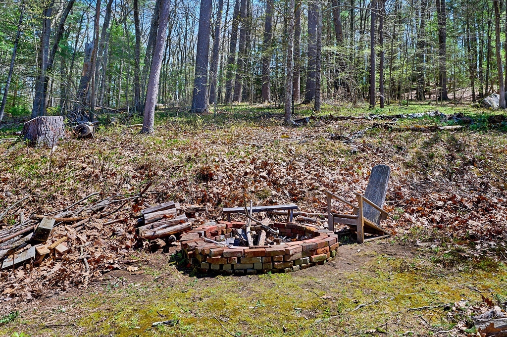 11 Shutesbury Road Leverett, MA 01054 - Photo 32 of 40 a view of a backyard with of trees