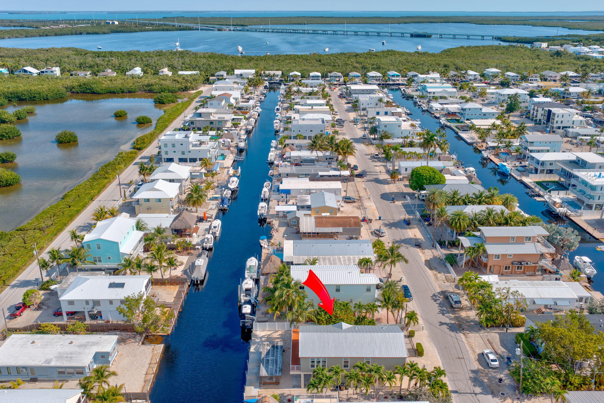 116 Long Key Road Key Largo, FL 33037 - Photo 22 of 32 Bayside Canal Lokation - 24