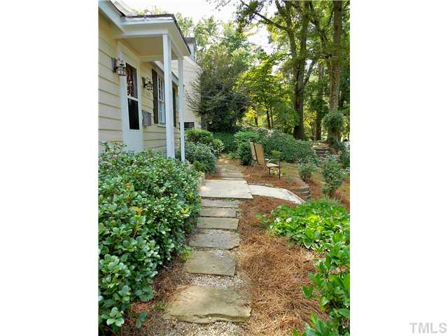 1320 Mordecai Drive Raleigh, NC 27604 - Photo 15 of 22 Attractive stone walk transitions across the front of the house.