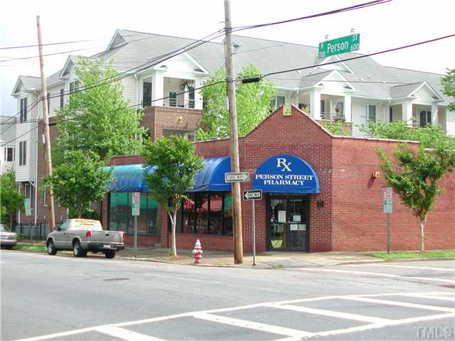 1320 Mordecai Drive Raleigh, NC 27604 - Photo 20 of 22 Want a fresh-squeezed lemonade? How about a homemade pimento cheese sandwich? Person Street Pharmacy has a soda fountain that can satisfy all your cravings, and its only a few blocks from home...