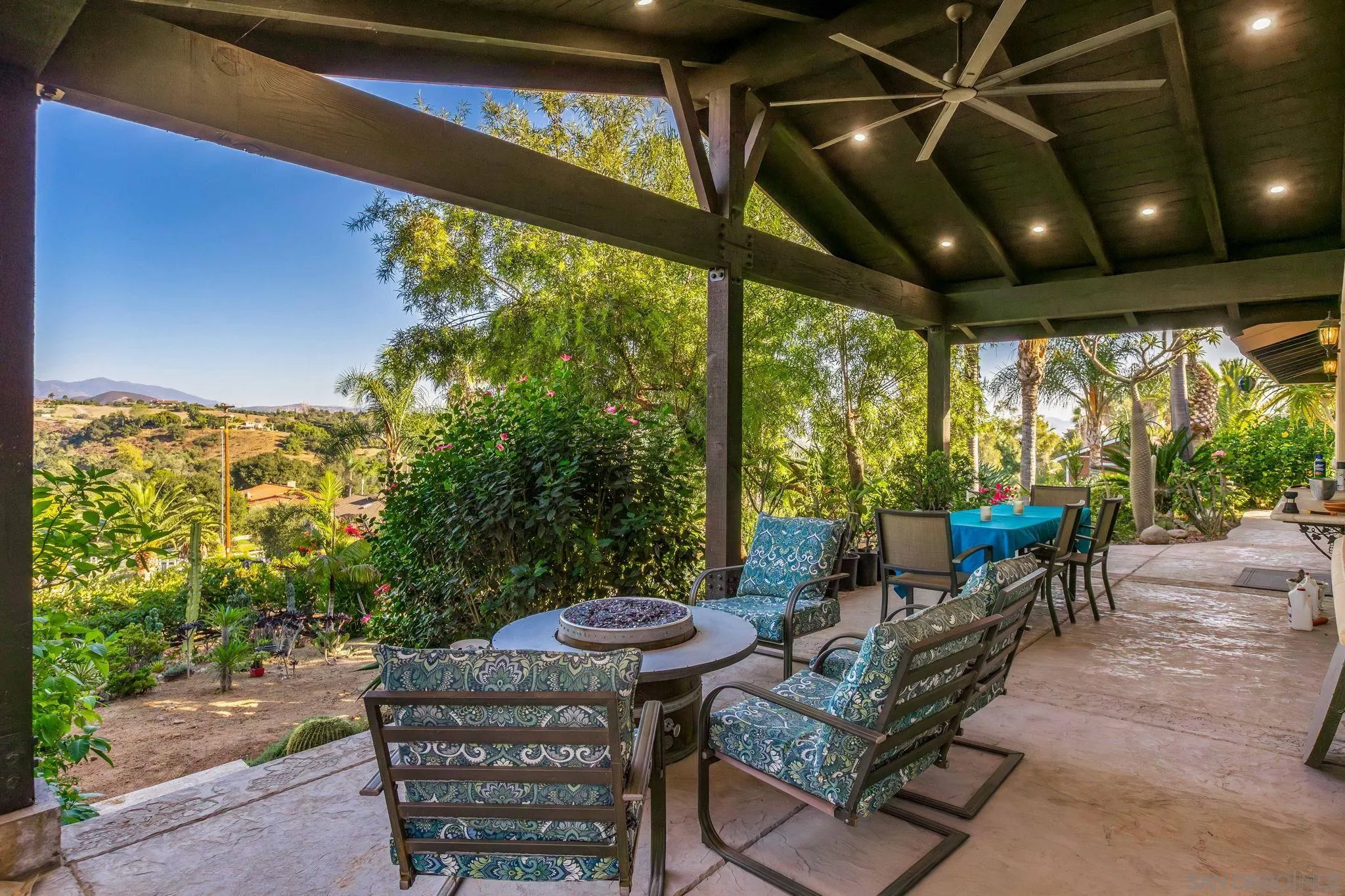 2302 Casitas Del Sol Fallbrook, CA 92028 - Photo 29 of 46 a outdoor living space with furniture and garden view