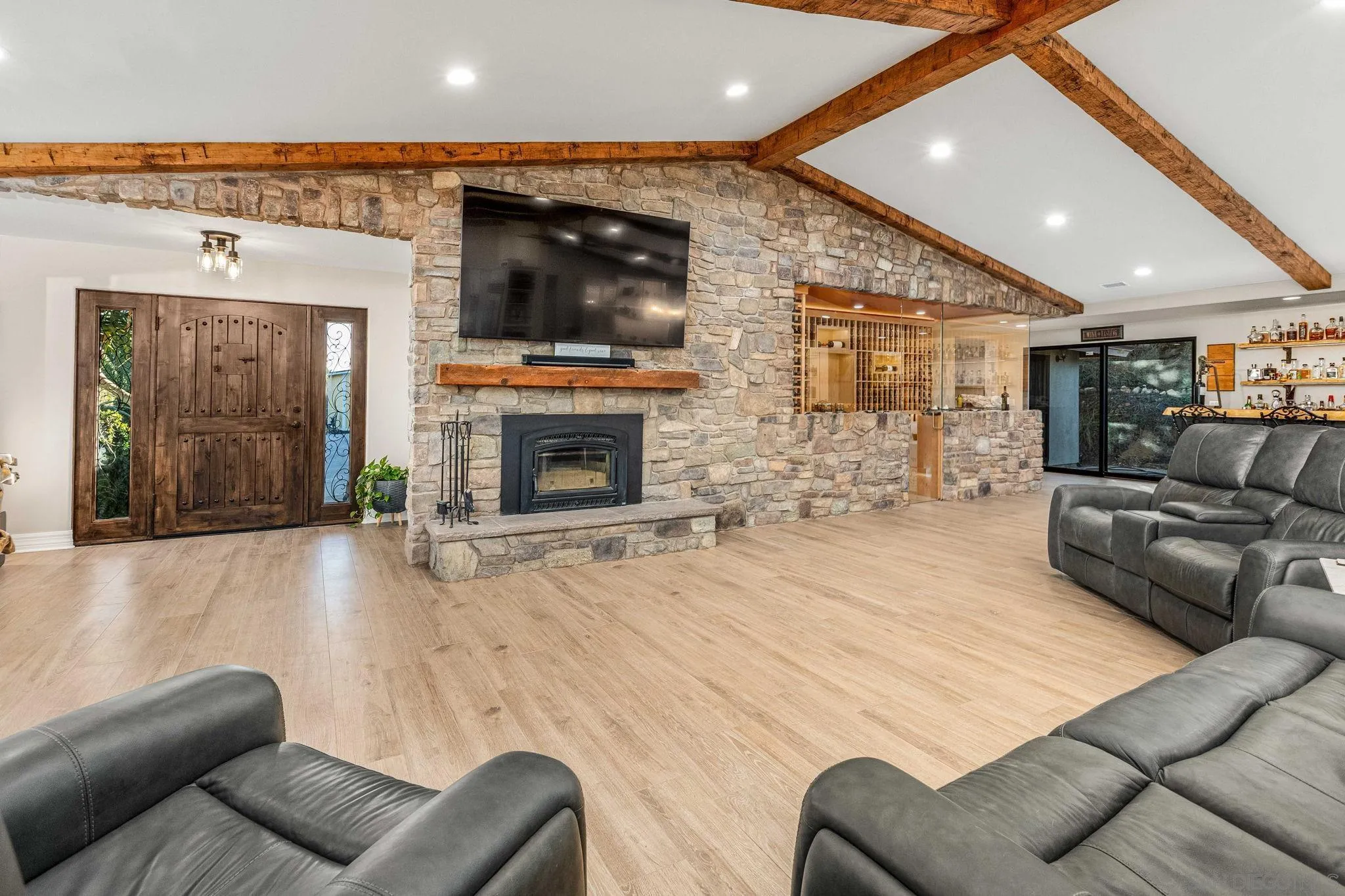 2302 Casitas Del Sol Fallbrook, CA 92028 - Photo 9 of 46 a living room with furniture and a fireplace