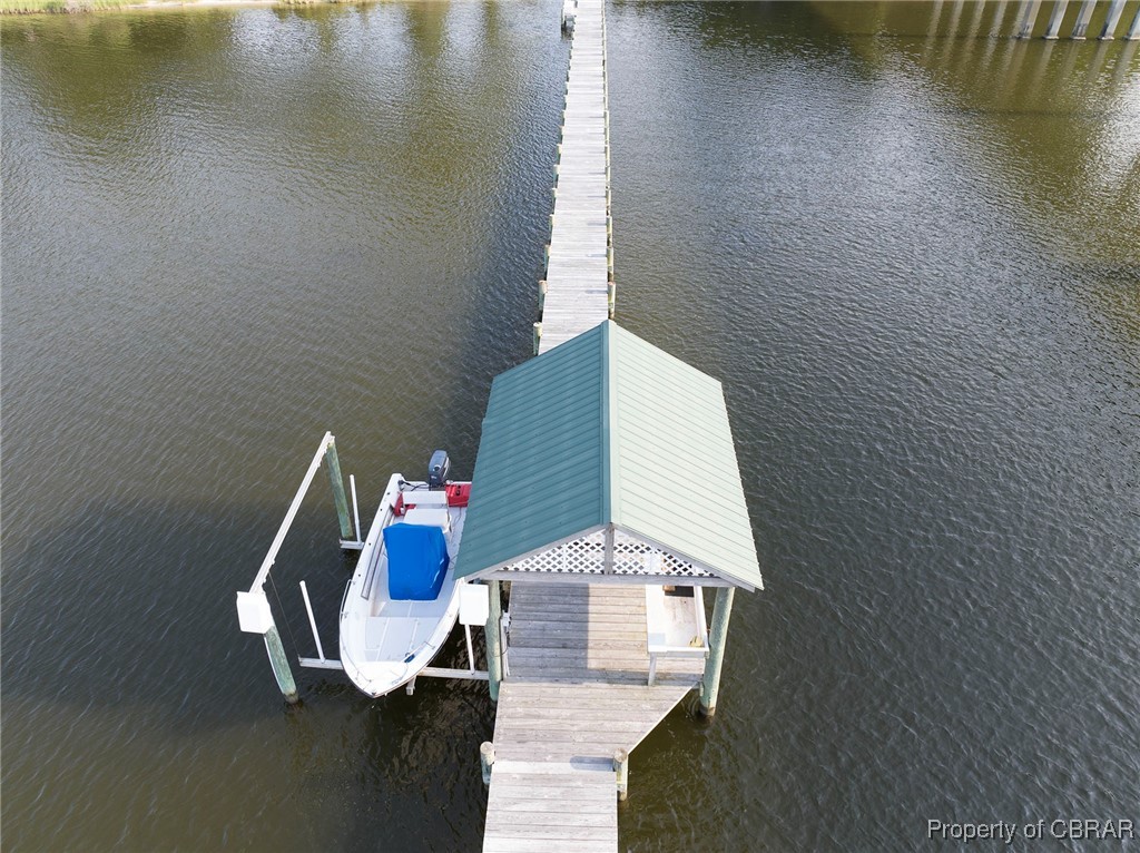 154 Twiggs Ferry Road Dutton, VA 23050 - Photo 13 of 50 View of dock with a water view