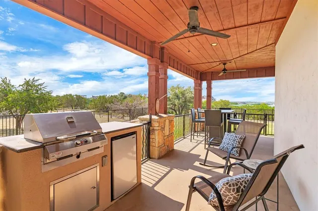 a view of a outdoor space with seating area