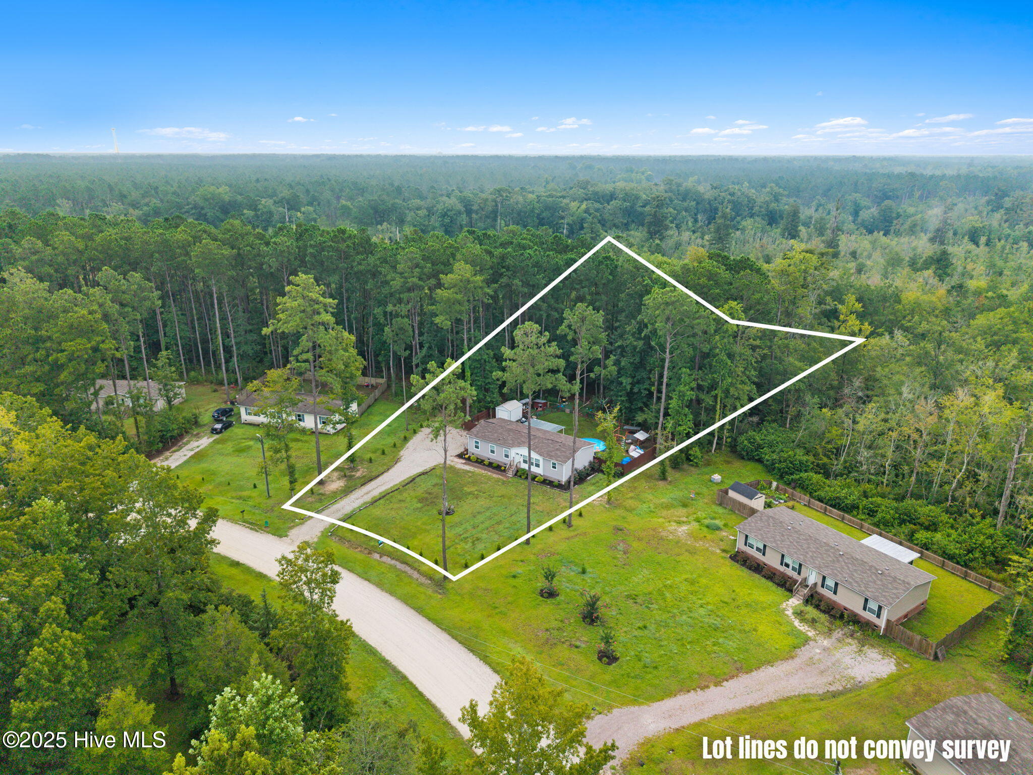 546 Pond Road Rocky Point, NC 28457 - Photo 4 of 48 Estimated Lot Lines