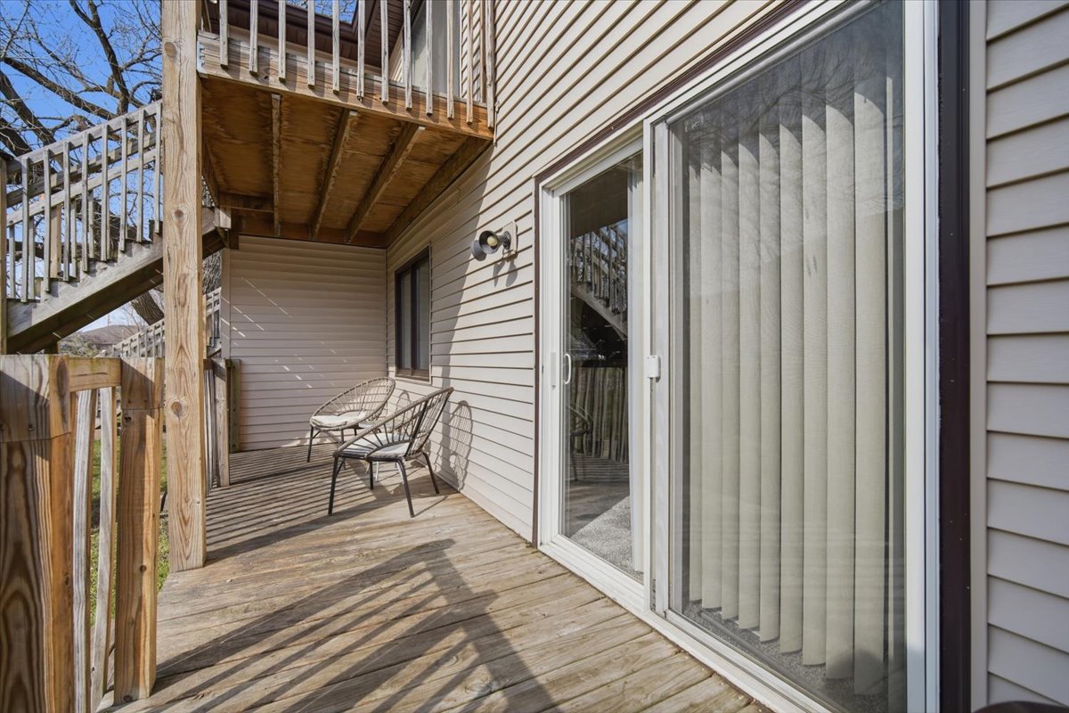 1600 Northbrook Drive, Unit B9 Normal, IL 61761 - Photo 19 of 24 a view of outdoor space deck and hardwood