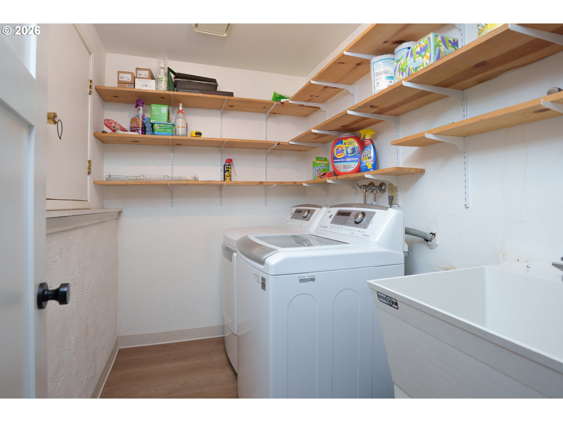 8120 Nehalem Road Nehalem, OR 97131 - Photo 19 of 23 a utility room with dryer and washer