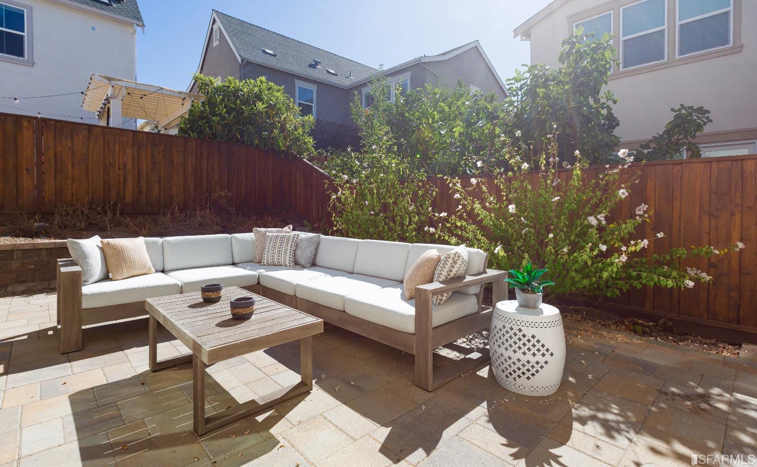 4456 Sunset View Drive Dublin, CA 94568 - Photo 36 of 40 a outdoor space with patio couch and potted plants